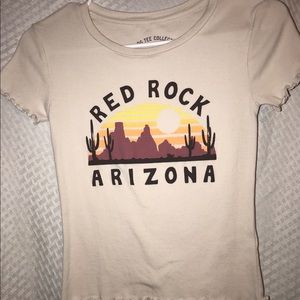 Aeropostale shrunken tee